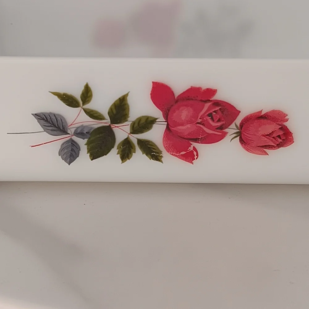 Glass Lid White Floral Baking Dish - Picture 6 of 13